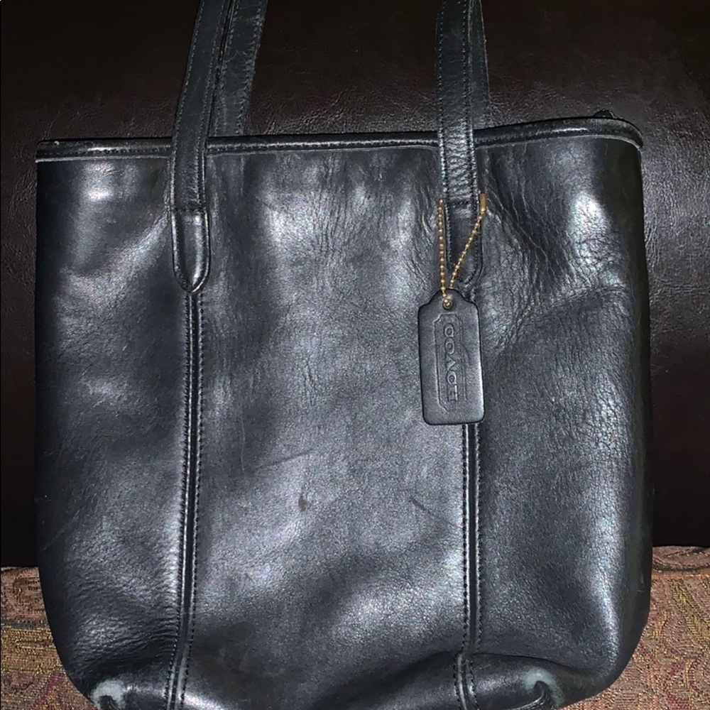Coach leather handbag